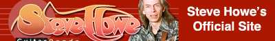 Banner link to Steve Howe's website.